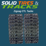 18" CTL Rubber Track 450x86x58- Zig Zag